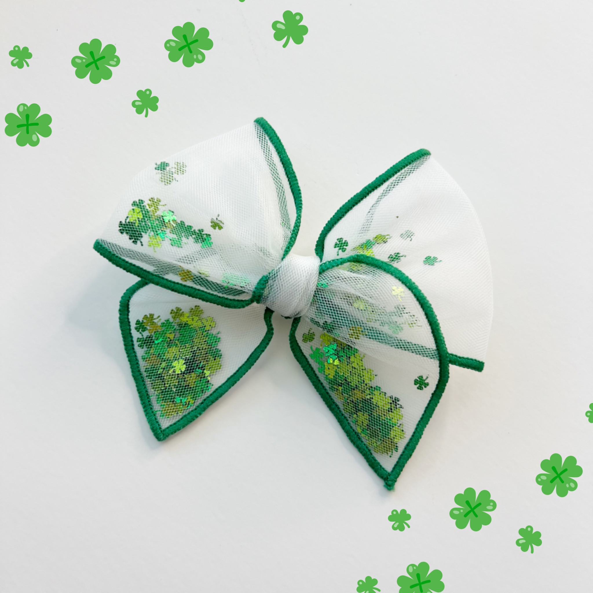 Small St Patrick’s day bow