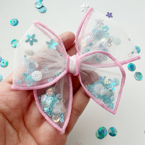 Small sequin bow