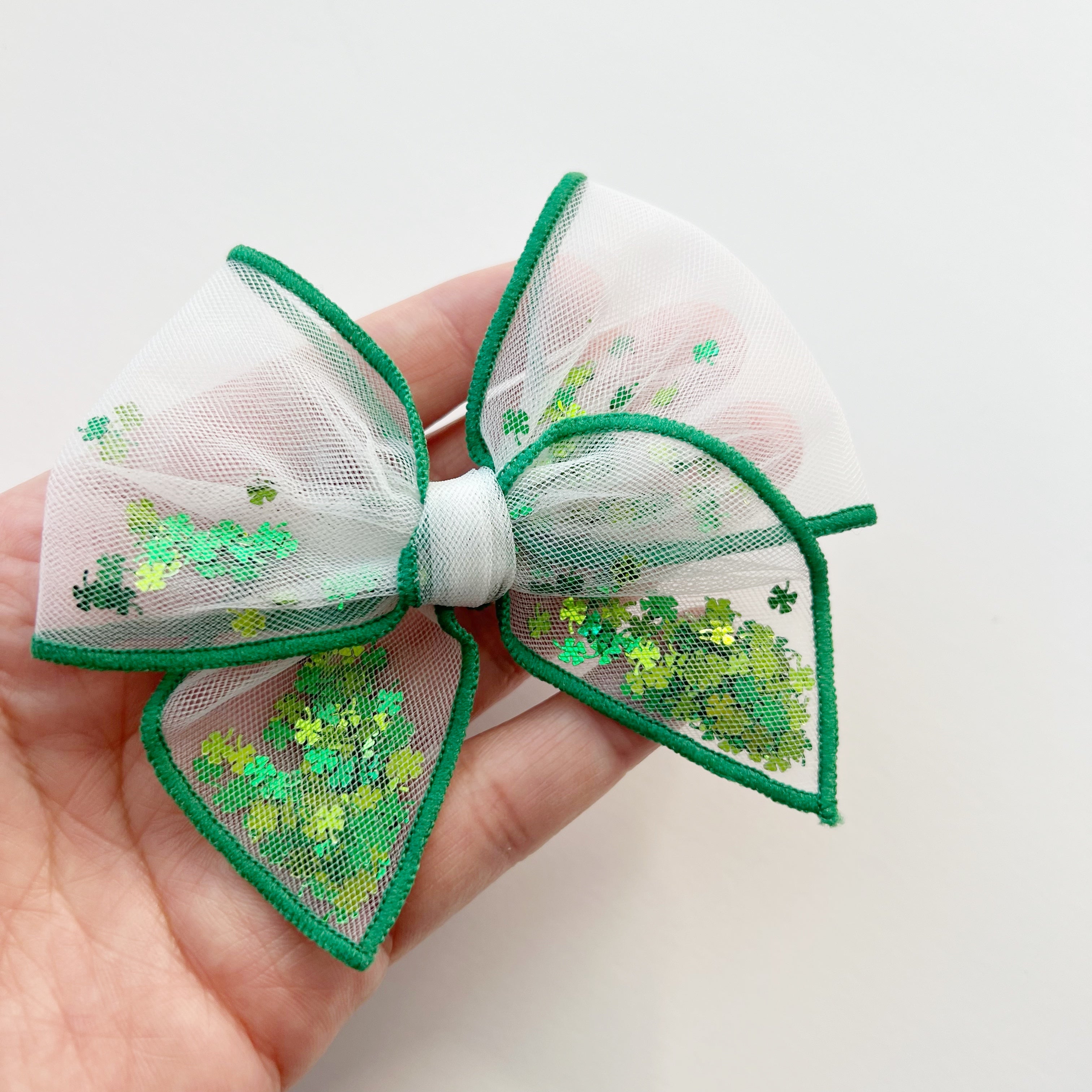 Small St Patrick’s day bow